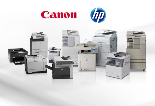 Equipos profesionales Canon y HP